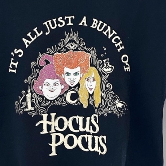 It’s All Just A Bunch Of Hocus Pocus Cropped Sweatshirt - Picture 2 of 5